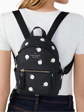 Kate Spade NY Chelsea The Little Better Nylon Mini Backpack Apple Orchard Toss
